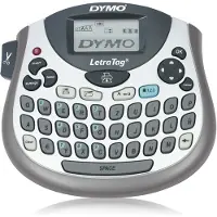Dymo LetraTag LT-100T-labelmaker | Draagbare labelprinter met QWERTZ-toetsenbord | Zilver | Ideaal voor op kantoor of thuis