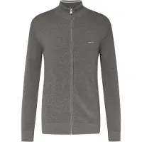 Gant Gebreid vest grijs / wit