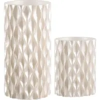 Paulmann 2-delige set Pauleen LED waxinelichtjes Cosy Pearl warmwit voor 3 x AAA-batterij met schakelaar
