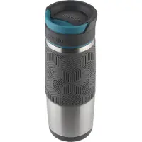 CONTIGO Transit thermosbeker, roestvrijstalen beker-to-go, isoleerfles, lekvrij, koffiebeker-to-go, vaatwasserbestendig, beker-to-go, houdt tot 5 uur heet, 470 ml | Biscay Bay