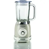 Ariete 0583/03 - Vintage Blender - 1100 Watt - glazen kan - 1,5 liter inhoud - Ice crush - Beige