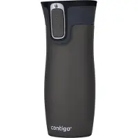 CONTIGO West Loop Autoseal Thermosbeker, Isoleerbeker, 470 ml | Gunmetal