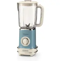 Ariete 0568/15 - Vintage blender - 500 Watt - 1,5L inhoud - 2 snelheden met pulse - Blauw