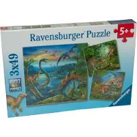 Ravensburger Puzzel Dinosauriërs 3x49 Stuks
