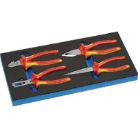 Knipex Gereedschapsmodule | 4-delig 1/3-module | VDE-set tangen | VDE tangen | 1 stuk - S4000871294 - S4000871294