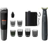 Philips Series 5000 MG5720/90 - Multigroom 9 hulpstukken 10-in-1, gezicht, haar en lichaam