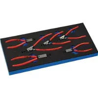 Knipex Gereedschapsmodule | 6-delig 1/3-module | binnen/buitenringen J0-21/A0-21 | 1 stuk - S4000871309 S4000871309