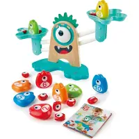 Hape Monster Weegschaal - Speelgoed Weegschaal met 20 Monstergewichten, Wiskunde Speelgoed vanaf 3 Jaar