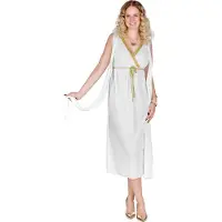 Dressforfun - vrouwenkostuum Griekse schoonheid Penelope M - verkleedkleding kostuum halloween verkleden feestkleding carnavalskleding carnaval feestkledij partykleding - 300327