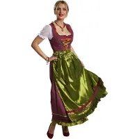 Dressforfun Maxi Dirndl Ruhpolding model 2 M - verkleedkleding kostuum halloween verkleden feestkleding carnavalskleding carnaval feestkledij partykleding - 304651