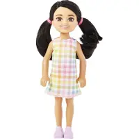 Barbie - Chelsea and Friends Doll - Plaid Dress With Black Hair (HKD91)