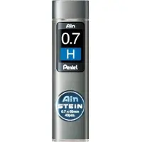 Pentel Potlood Pentel AIN STEIN Hoog Polymeer, H, 0,7 mm, etui a 40 st.
