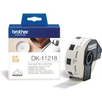 Brother DK-11218 Etiket Zwart op wit (24 mm)