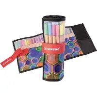 Stabilo point 88 - Fineliner 0,4 mm - Rollerset - ARTY - Etui Met 25 Kleuren