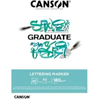 Canson Studienblock GRADUATE LETTERING MARKER, DIN A3