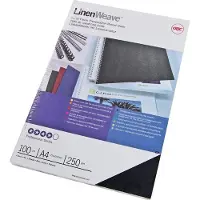 GBC Linen Din A4 Cover Binding 250g 100 Units Transparant Kinderen