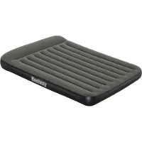 Bestway Luchtbed - Grijs - 2 Personen - PVC/Polyester - Ingebouwde Pomp - Tritech Materiaal - I-Beam Constructie - Ingebouwd Kussen