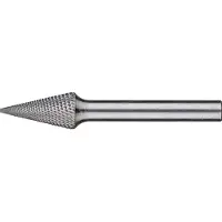 PFERD TOOLS 21115176 Freesstift Kegel Lengte 60 mm Afmeting, Ø 10 mm Werklengte 20 mm Schachtdiameter 6 mm