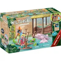 Playmobil Wiltopia-toour Of Row With The River Dolphins Goud Kinderen