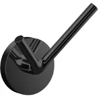 Emco Round Handdoekhaken Ø 5x4 cm Zwart