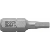 Bosch Schroevendraaier extra hard. Hex 1.5. 25 mm. verpakking van 3 stuks