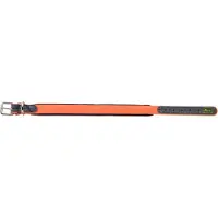 Hunter - Halsband Convenience Comfort - Hondenhalsband 60 x 2,5 cm - für Halsumfang 47–55 cm, oranje