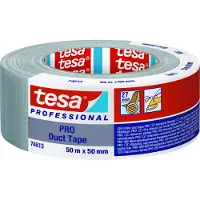 TESA Duct Tape PRO 74613-00002-00 Reparatietape Zwart (l x b) 50 m x 50 mm 1 stuk(s)