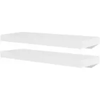 vidaXL Wandplanken 4 st 60 cm wit