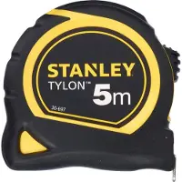 Stanley 0-30-697"Tylon" Rolmaat, Zwart/geel, 5 m/19 mm
