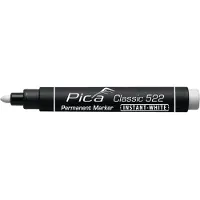 PICA Classic Onuitwisbare Viltstift Instant-Wit 1-4 mm Rond