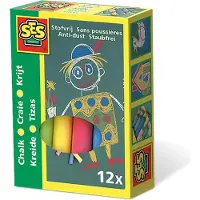 SES Creative Krijt 12 kleuren