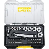 Stanley Fatmax PRO-STACK - Dopsleutelset - 37-delige Set - 1/4" aansluiting