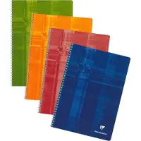 Clairefontaine Collegeblok A4 Gelinieerd Spiraal gebonden Niet geperforeerd 100 Pagina's 50 Vellen
