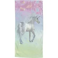 Good Morning Strandlaken Unicorn - handdoek 75x150 cm