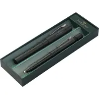 Faber-Castell Grip 2011 - schrijfset balpen en vulpen - in giftbox - Harmony zwart - FC-140983