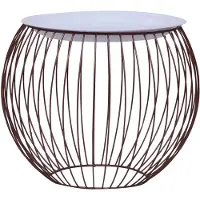 vidaXL Salontafel Ø 51 cm goudkleurig