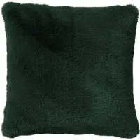 Dutch decor - ZAYA - Kussenhoes 60x60 cm - bontlook - effen kleur - Mountain View - donkergroen
