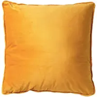 Dutch decor - FINN - Kussenhoes 60x60 cm - velvet - effen kleur - Golden Glow - geel