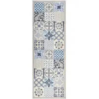 vidaXL Keukenmat wasbaar Mosaic 45x150 cm
