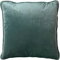 Dutch decor - FINN - Kussenhoes 60x60 cm - velvet - effen kleur - Sagebrush Green - groen