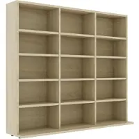vidaXL Cd-kast 100x23x89,5 cm bewerkt hout sonoma eikenkleurig