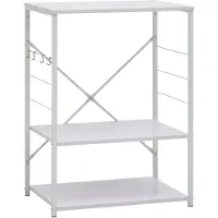 vidaXL Magnetronkast 60x39,6x79,5 cm bewerkt hout wit