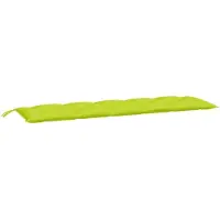 vidaXL Tuinbankkussens 2 st 180x50x7 cm oxford stof heldergroen