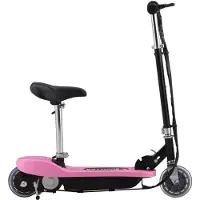 vidaXL Step elektrisch met zitje 120 W roze