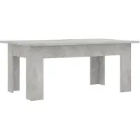 vidaXL Salontafel 100x60x42 cm bewerkt hout betongrijs
