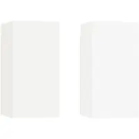 vidaXL Tv-meubelen 2 st 30,5x30x60 cm bewerkt hout wit