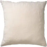 Dutch decor - LINN - Kussenhoes 45x45 cm - 100% linnen - effen kleur - Pumice Stone - beige