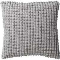 Dutch decor - ROME - Kussenhoes uni 45x45 cm - Micro Chip - grijs