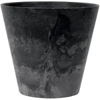 Artstone Bloempot Claire D27 H24 Cm Zwart