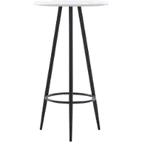 vidaXL Bartafel 60x107,5 cm MDF wit